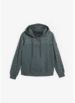Hoodie met ritssluiting van biologisch katoen, bonprix