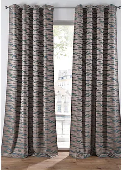 Jacquard gordijn met golven (1 stuk), bonprix