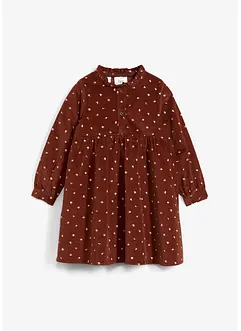 Meisjes jurk van katoen-corduroy, bonprix