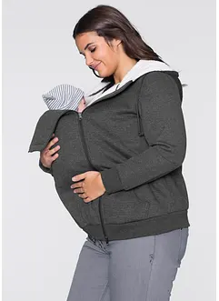 Zwangerschaps sweatvest / draagvest met zachte binnenkant, bonprix