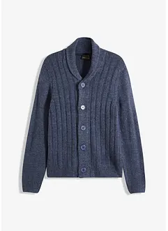 Vest met geribd patroon, bonprix