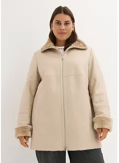 Imitatie lammy coat, bonprix