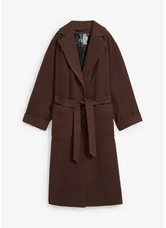 Lange jas in wollen look, bonprix