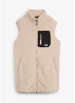 Teddy fleece vest, bonprix