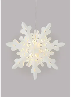 LED hangdecoratie papieren sneeuwvlok, bonprix