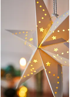 LED hangdecoratie papieren ster, bonprix