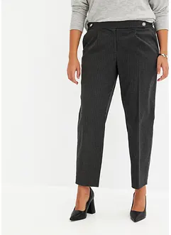 Pantalon met krijtstrepen, bonprix