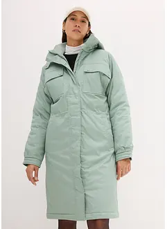 Lange, gewatteerde parka, bonprix