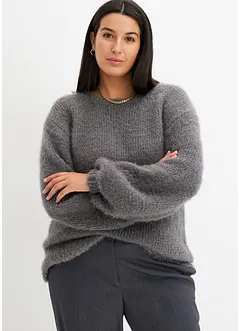 Fluffy, oversized trui, bonprix