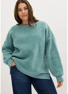 Fleece trui van teddy, bonprix