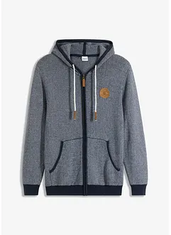 Vest met capuchon van puur katoen, bonprix