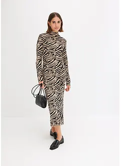 Midi jurk van jersey, bonprix