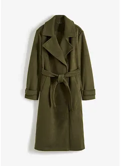 Lange jas in wollen look, bonprix