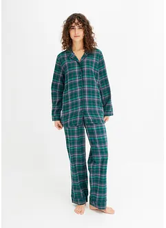 Geweven pyjama van flanel (2-dlg. set), bonprix