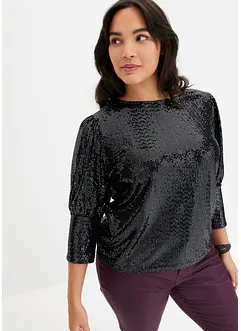 Shirt met pailletten, bonprix