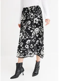Wijde chiffon rok, bonprix