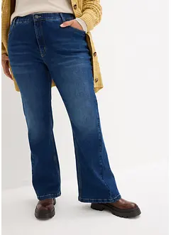 Flared jeans met high waist en comfortband, bonprix