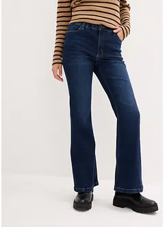 Flared jeans met high waist en comfortband, bonprix