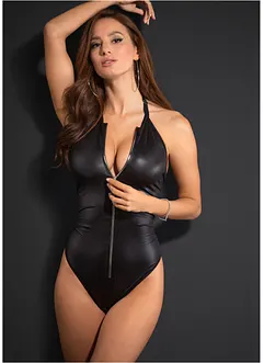 Stringbody ouvert in wetlook, VENUS
