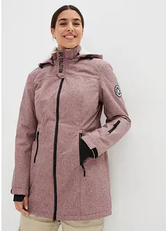Lange outdoor jas met teddyfleece, waterdicht, bonprix