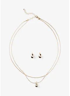 Ketting en oorstekers (3-dlg. set), bonprix