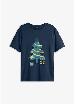 T-shirt met kerstprint, bonprix