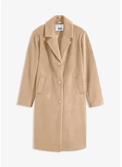 Korte coat in wollen look, bonprix