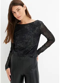 Longsleeve met mesh, bonprix