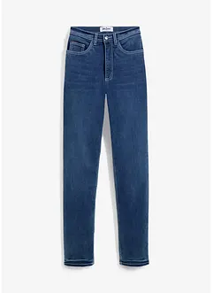 Straight thermojeans met high waist, bonprix
