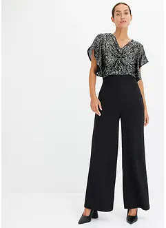 Jumpsuit met pailletten, bonprix