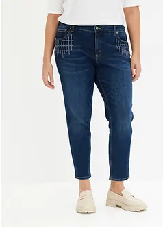 Skinny jeans met mid waist, bonprix