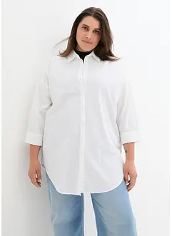Oversized blouse van katoen, bonprix