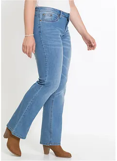 Comfort stretch jeans, bootcut, mid waist, bonprix