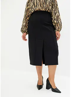 Midi rok met split, bonprix