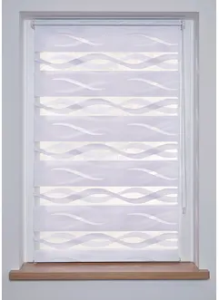 Duo rolgordijn van jacquard, tweekleurig, bonprix