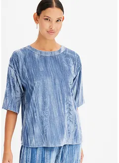 Fluwelen shirt, bonprix