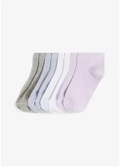 Korte geribde sokken (8 paar), bonprix