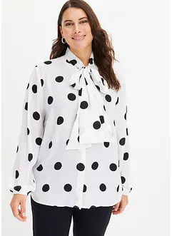 Blouse met strik, bonprix