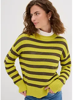 Boxy trui in ajour, bonprix