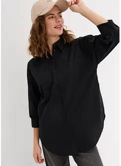 Oversized blouse van katoen, bonprix