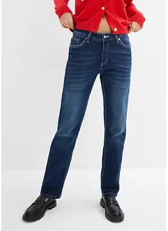 Straight stretch jeans mid waist, bonprix