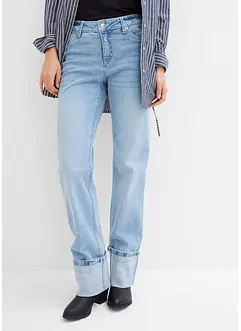 Straight jeans, mid waist, comfortabele band, bonprix
