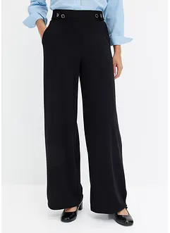 Jersey broek met sierbandjes, bonprix