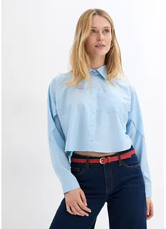 Cropped blouse van katoen, bonprix