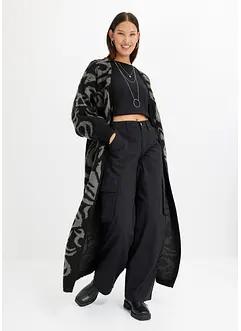 Lang gebreid vest, bonprix