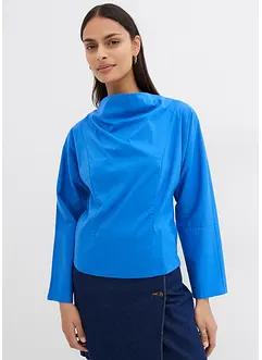 Blouse met watervalhals, bonprix
