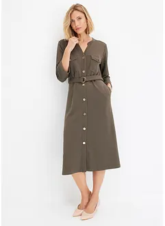 Jersey overhemdjurk, bonprix