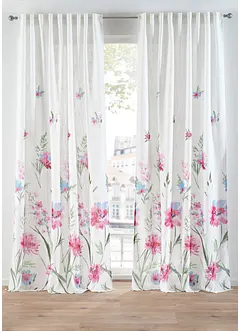 Gordijn met bloemenprint (1 stuk), bonprix