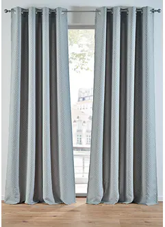 Jacquard gordijn met grafisch dessin (1 stuk), bonprix