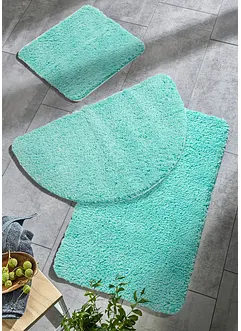 Getufte uni badmat met hoge pool, bonprix